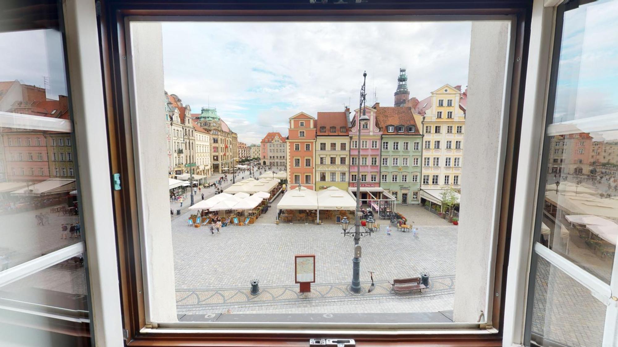 Appartamento Widok Na Rynek Breslavia Esterno foto