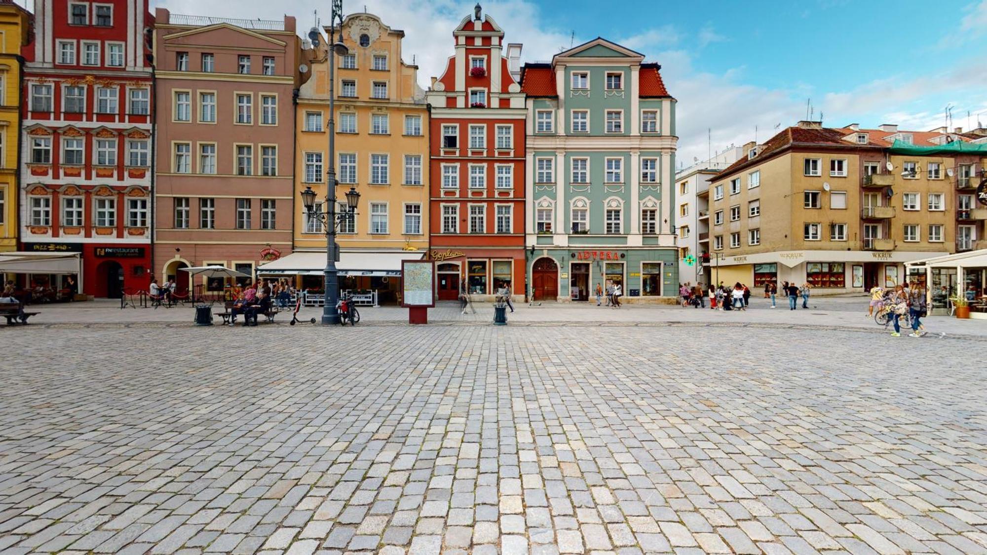 Appartamento Widok Na Rynek Breslavia Esterno foto