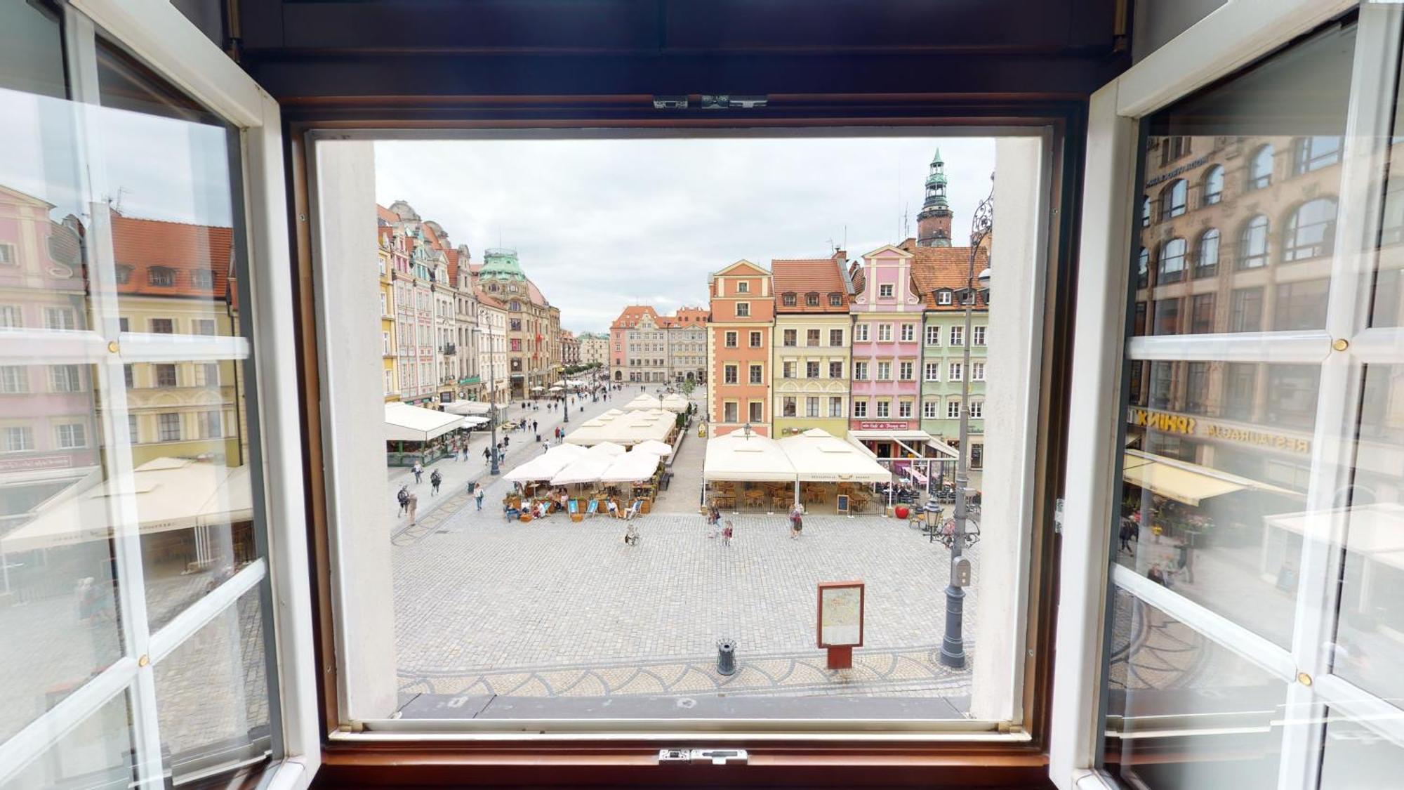 Appartamento Widok Na Rynek Breslavia Esterno foto